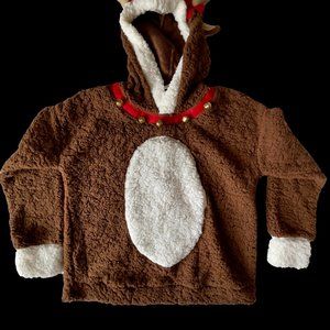 Hooked Up by IOT Juniors Faux-Sherpa Reindeer Brow